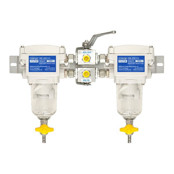 SWK2000/5U duplex, clear bowls
